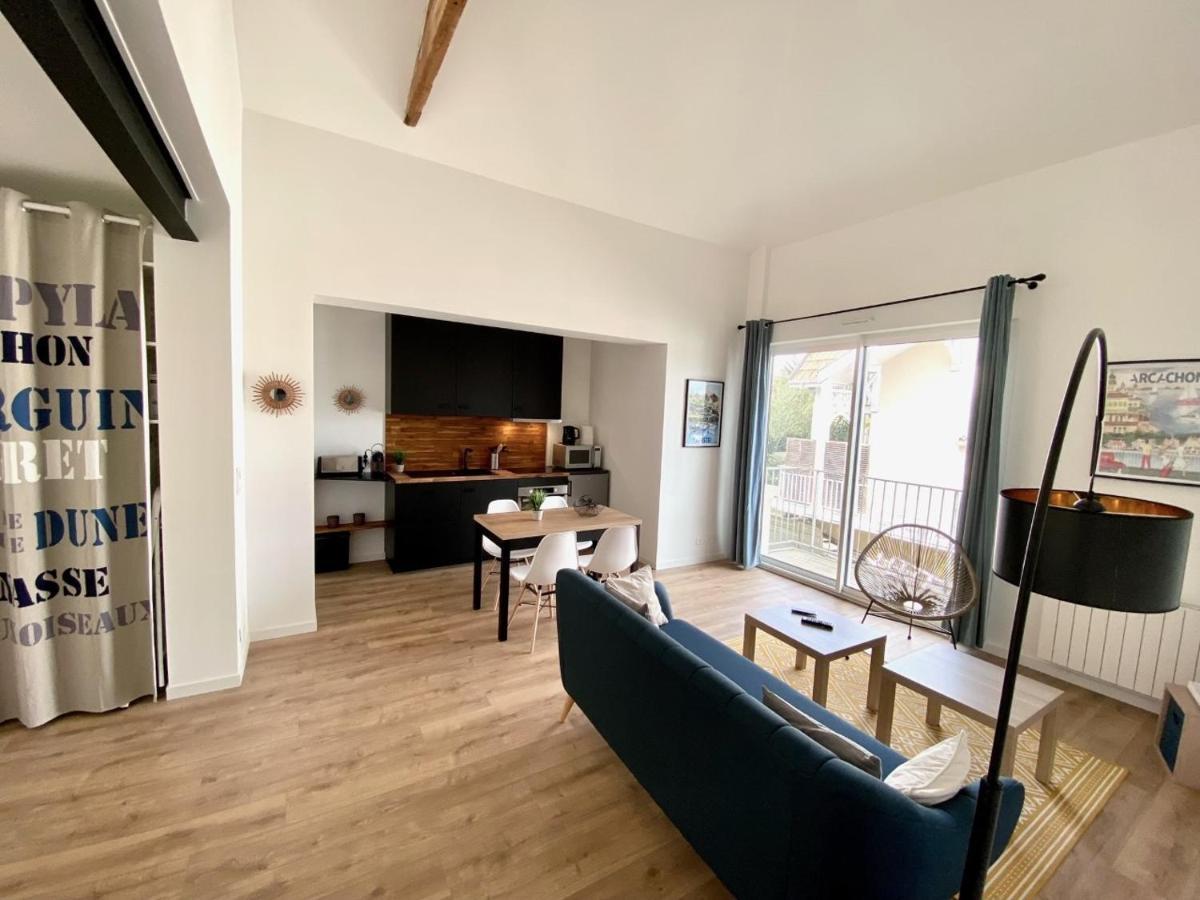 Chaleureux Appartement Aux Allures Nordiques Arcachón Exterior foto